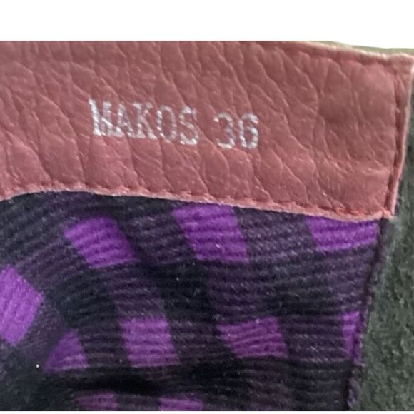 L'Artiste By Spring Step Makos Black and Snakeskin Heeled Boots Booties - Picture 8 of 9